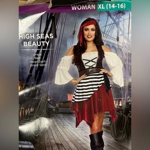 High Seas Beauty Costume Size XL